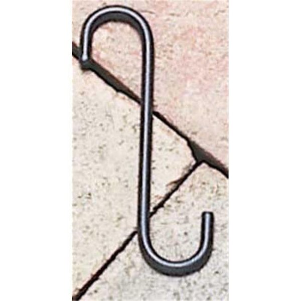 Village Wrought Iron Village Wrought Iron SH-6-A 6 in. S-Hook with .75 in. Openings - Black SH-6-A
